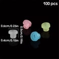 thumbnail image 3 of Color aleatorio Ojal de silicona Nippliles Slippy Cuerpo de arte Hogar Salón interior Ejércitos Profesionales Ajustes Anexos 100 piezas Irene Inevent CE001331-00, 3 of 7