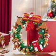 thumbnail image 3 of Kit de construcción de corona de Navidad para niños, 6 +, ciudad, árbol de Navidad, decoración, Moc, juego de bloques de construcción, juguetes para niños, regalo, 3 of 4