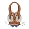 thumbnail image 2 of Party Central Club Pack of 48 Brown Cowgirl Vest with Fringe Women Adult Halloween Costume, 2 of 2