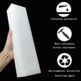 thumbnail image 3 of Bloque de plástico HDPE 50x76x305 mm para mecanizado DIY blanco, 3 of 4