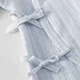 thumbnail image 3 of BLVB Newborn Baby Boy Girl Clothes Cotton Wrap Romper Long Sleeve Coming Home Outfit Infant Jumpsuit(Blue,3-6 Months), 3 of 6