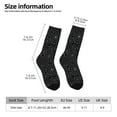 thumbnail image 2 of Balery Spider Web Black Calcetas Largas con Estampado para Hombre y Mujer – Suaves y Transpirables, Talla Única (US 5-11), 2 of 6