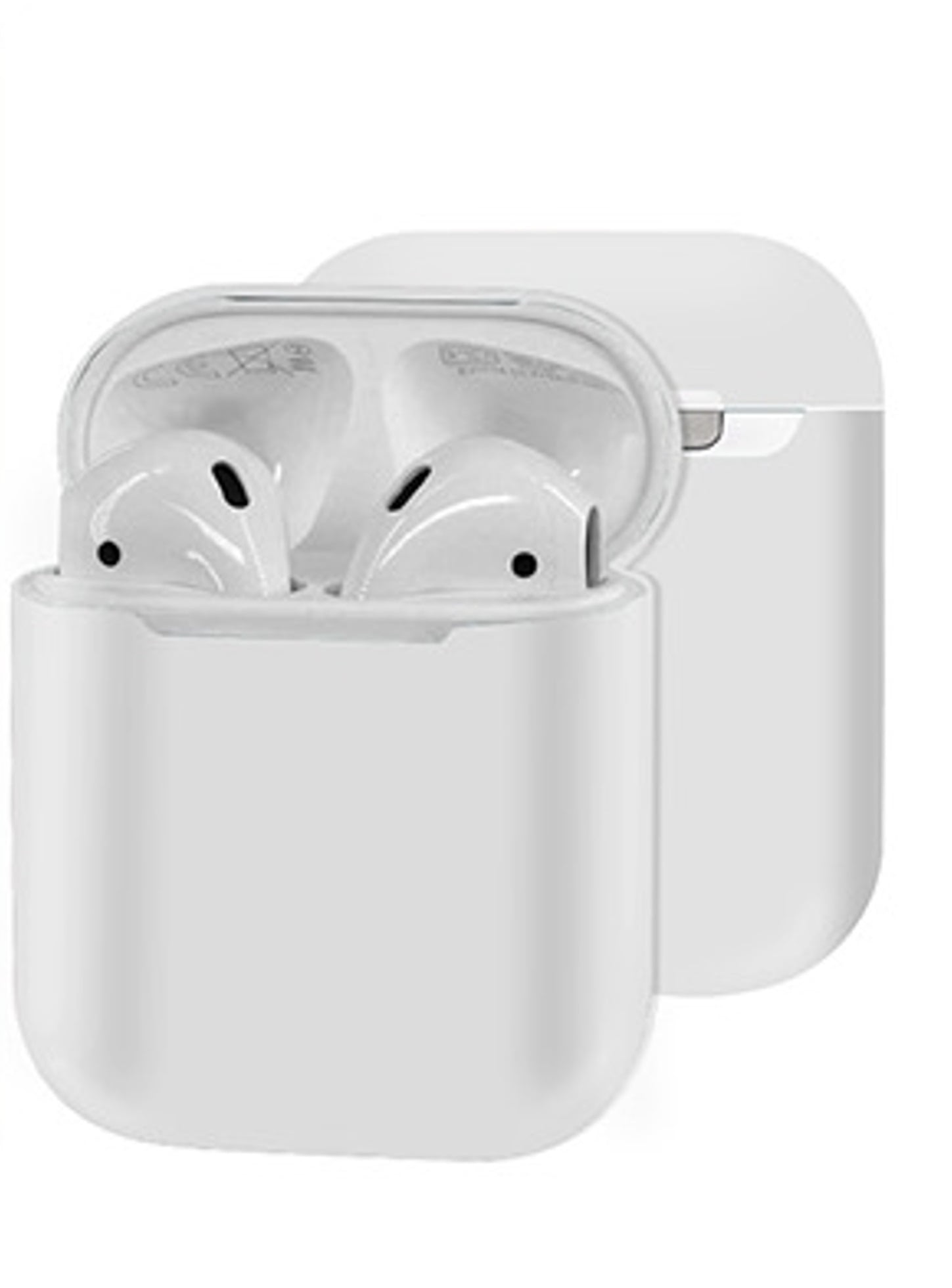 eb Weigeren Piket Apple AirPods Case, 0.8mm Ultra Thin Soft Cover Skin Silicone Rubber TPU  Gel Case Shockproof Cover with Charger Hole Desktop Charging Earphones  Earbuds Accessories for Apple AirPods 2 & 1 - WHITE - Walmart.com