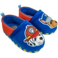 thumbnail image 4 of Paw Patrol Boy's Chase and Marshall A-Line Plush Slipper,Blue Red Toddler Size 11/12, 4 of 6