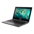 thumbnail image 2 of ASUS Chromebook Flip CR1 CR1100FKA-YZ142T - Flip design - Intel Celeron - N5100 / up to 2.8 GHz - Chrome OS - UHD Graphics - 4 GB RAM - 32 GB eMMC - 11.6" touchscreen 1366 x 768 (HD) - Wi-Fi 6 - dark gray, 2 of 9