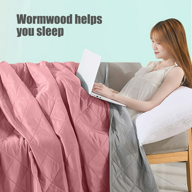 Matoen12 Cool Feeling Silky Blankets for Hot Sleepers Lightweight Summer Cold Quilt Breathable Blanket 1PC 40 x60