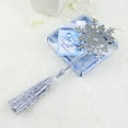 thumbnail image 4 of Creative Alloy Snowflake Bookmarks Wedding Party Favors Office Party Decorations Gifts, Christmas Party Decor Souvenirs with Individual Gift Package Gift Wedding Decor, 4 of 8