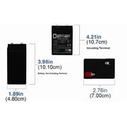 6V 4.5AH SLA Replacement Battery for Jiming JM-6M4.5AC
