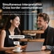 thumbnail image 3 of Real Time Translator Earbuds Open Ear Design 2 Way Translation 40 Languages Wireless Bluetooth for Travel Business Communication, Ukhbmc, 3 of 9
