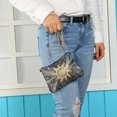 thumbnail image 2 of Bolso bandolera de hombro con cadena de pintura de diamantes en forma especial para bricolaje, bolso de mano de cuero FLhrweasw Nuevo, 2 of 8