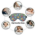 thumbnail image 4 of Rocae Fruit Ice Cream for Mask for Women Men, Luxury Eye Cover Eye Shade with Adjustable Strap for Travel, Nap, Meditation, 4 of 7