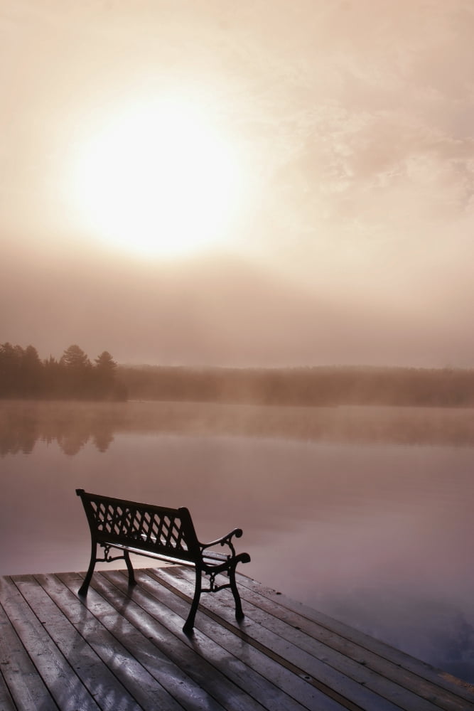 Dock In Morning Fog