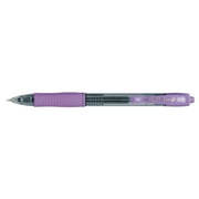 Pilot G-2 Retractable Gel Ink Rollerball Pen, .7 mm. Fine Tip, Purple, Pack Of 12