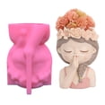thumbnail image 4 of 3D Girl Shaped Flower Pot Silicone Resin , Epoxy Resin Casting , Planter Gypsum Cement, 4 of 9