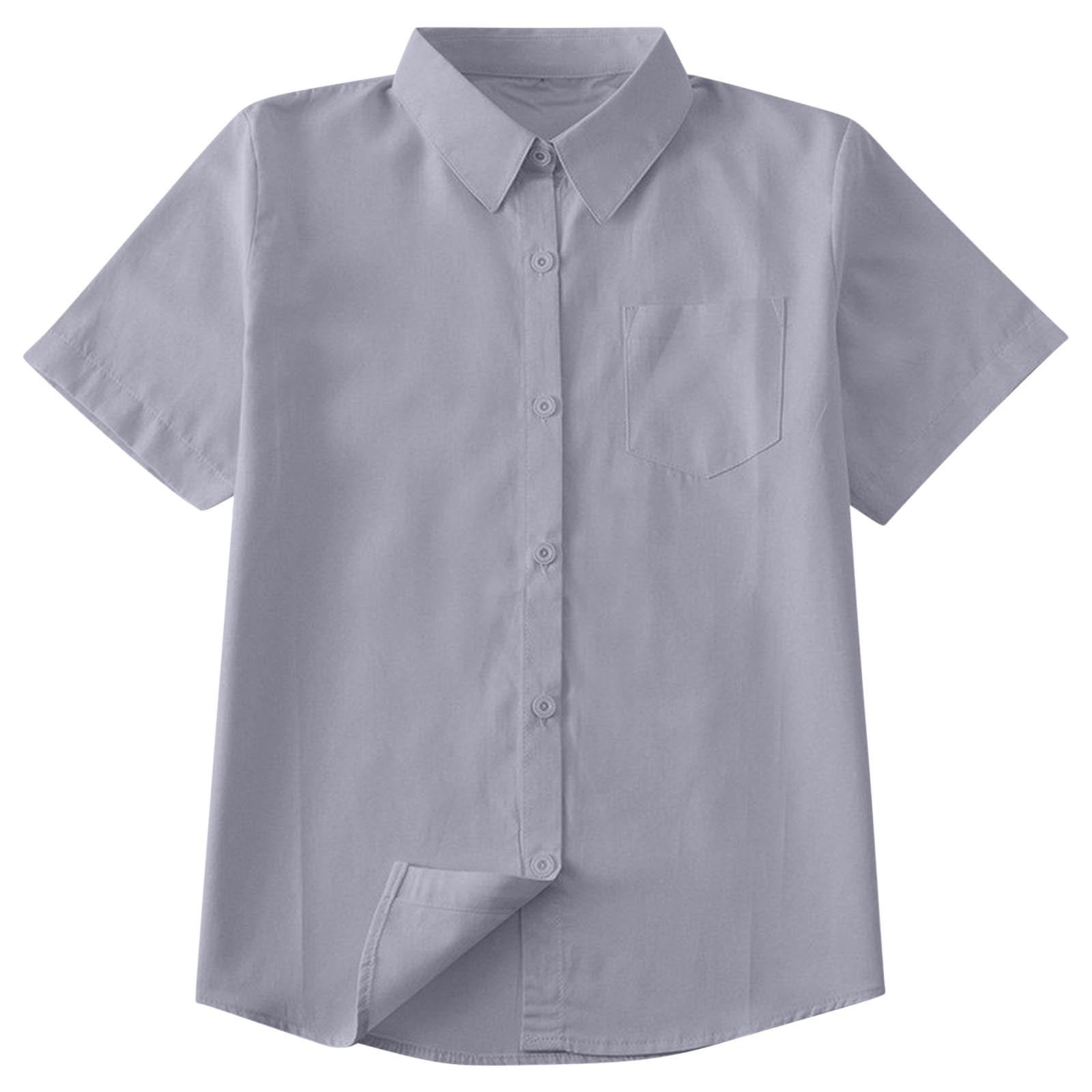 Chemise Habillée Manches Courtes Pour Garçon - Taille 10, Occasion En Très Bon état