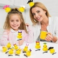 thumbnail image 5 of 12 Pcs Duck Hair Clips, Cute Festival Rave Sprouts, Yellow Hair Accessorie for School Home Party Props, 5 of 10