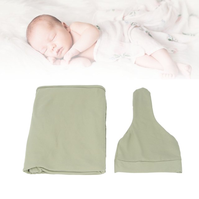 Juego De Manta Y Gorro Para Bebé Recién Nacido, Tamaño Grande, Suave Y Acogedor, Moderno, Material De Mezcla Premium, Diseño Conveniente Para Protección De Viaje