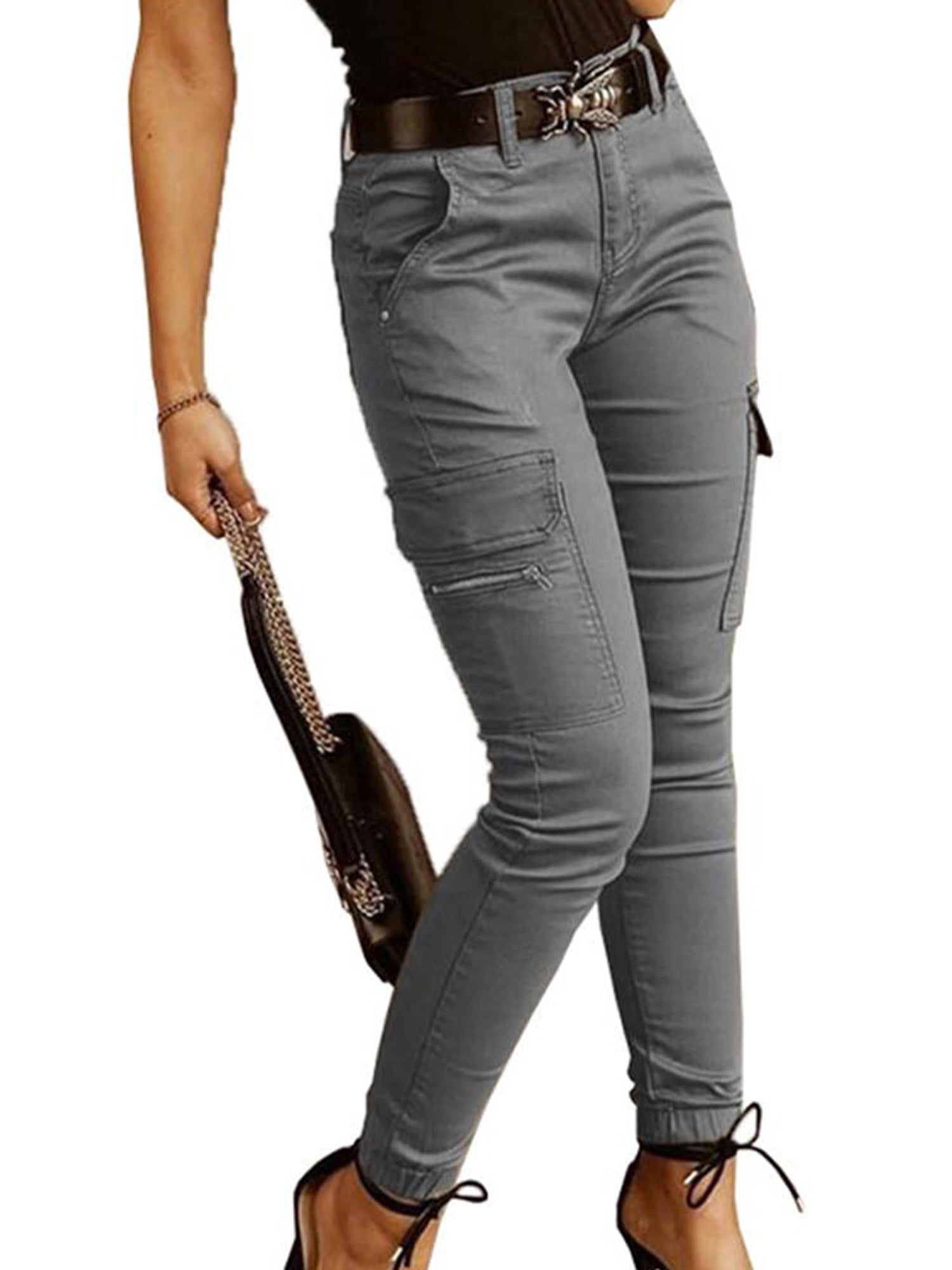 NK Terry Fleece Slim Fit Trouser For Ladies-Black-SP993 - BrandsEgo.Com