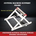 thumbnail image 2 of Stainless Steel Cutting Machine Support Shelf Foldable Portable Support Rack Cutting Machine Attachment, 2 of 5