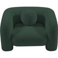 thumbnail image 5 of Meridian Furniture Emory Green Boucle Fabric Chair, 5 of 17