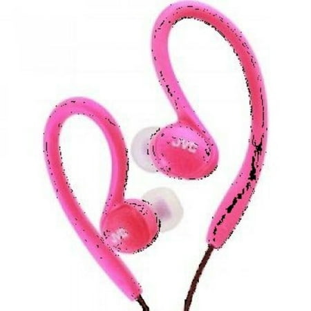 JVC HA-EBX85-P Ladies Sport Ear-Clip Headphones Pink