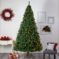thumbnail image 6 of Nearly Natural Clear Prelit LED Green Decorated Fir Artificial Christmas Tree, 10', 6 of 12
