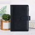 thumbnail image 5 of A6 Cover 5 X 7 6 Ring Pu Leather Notebook Cover Refillable A6 With Buckle Closure Filler Paper Loose Leaf Personal Planner Notebook Easy To Use, 5 of 7
