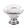 thumbnail image 4 of Wosthever 10 pomos de cristal para cajón y puerta de armario con corte de diamantes, actualización moderna y elegante para muebles únicos Decoración del hogar Color transparente, 4 of 6
