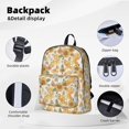 thumbnail image 4 of Goofa Retro 70s 60s Flower Printed Backpack,Laptop Backpack,Durable Anti-Theft Travel Work Backpack,Water-resistant Backpack, 4 of 9