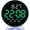 Green, variant on Smart LED Alarm Clock With Countdown Timer, Dual Alarms, Date Display & Jumping Seconds, Multifunctional Clock Night Light for Bedroom/Office