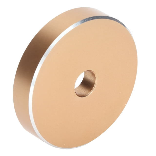 45 RPM Adapter,45 Turntable Adapter,Turntables,45 RPM Record Turntable Adapter Large Hole Conversion Sheet Black Clamp Adapter for Most Big Hole RecordsGold