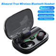 thumbnail image 1 of Gwong Electrónica JS2Wireless Bluetooth compatible con Bluetooth 5.0 Pantalla digital estéreo auriculares auriculares auriculares auriculares, 1 of 7