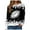 Black, variant on GEWSEY Womens Football Sweatshirt Sparkly Sequin Rugby Sweatshirts Game Day Pullover Tops Fall Weekend Events Family Outfits (Orange, S)