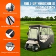 thumbnail image 6 of KFFKFF Golf Cart Cover, Durable 600D Fabric with Clear 4-Way Windows, Fits 4-Person Golf Carts, Universal Compatibility, Protects Against Sun and Dust, Ideal for Outdoor Use, 6 of 9