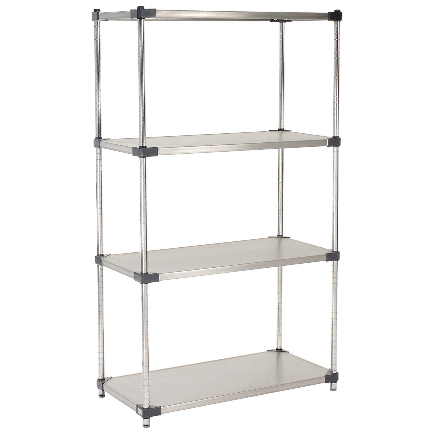 Stainless Steel Solid Shelving 48 W X, Solid Metal Shelving