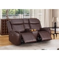 thumbnail image 4 of Achouhada Electric Recliner Leather Sofa, 4 of 5