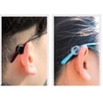 thumbnail image 2 of 20 Pares de Soportes Deportivos para Anteojos, Retenedor , Soporte Antideslizante de Silicona para , Mujeres, Hombres, Negro + Bla shamjiam Puntas de gancho para la oreja de anteojos, 2 of 6