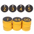 thumbnail image 5 of 100pcs Numbered Plastic Key Tags With Holes For Locker Storage Circular Number Labels Keychain Identification Durable Plastic Number Discs For Daily Use, 5 of 5