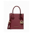 thumbnail image 4 of Michael Kors Women's Mercer Extra-Small Pebbled Leather Crossbody Bag Oxblood 35S1GM9T0L-oxbl, 4 of 6