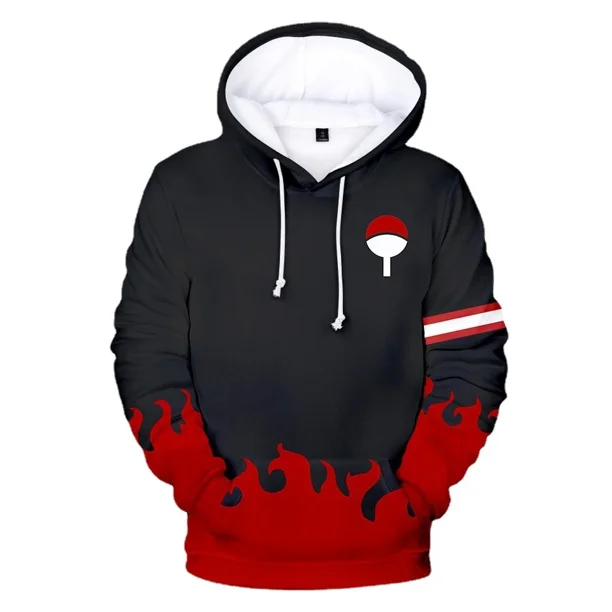 Sudadera con capucha más reciente de 2024 con personajes de Naruto y Kakashi, sudadera con estampado 3D, sudadera con capucha universal favorita para adultos para niños y niñas, moda