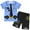 d-Blue1764, variant on FAOWME Child Boys Outfit Sets For Home Casual Comfortable Short Sleeve Tshirts Tops And Shorts Combo For Ages 3 8 Clothes Sets Versatile O-Neck Dailywear