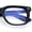 Black, variant on Classic Narrow Rectangle Horn Rim Blue Light Filter Computer Glasses [Black]