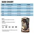 thumbnail image 6 of Haiem Men's Western Cowboy Snake Ram Skull Print Tank Tops Summer Sleeveless Cut Off Workout T-Shirts Fitness Vest Athletic Undershirts-Large, 6 of 8