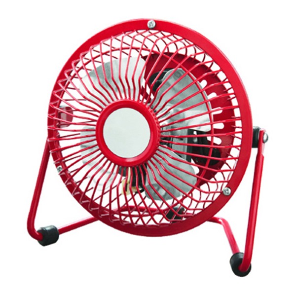 Midea International Trading FE10-CDR High-Velocity Personal Fan, Red, 4 ...