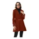 thumbnail image 5 of Gabardina Larga Abrigo Elegante Felpa Cruzada De Para Mujer, 5 of 6