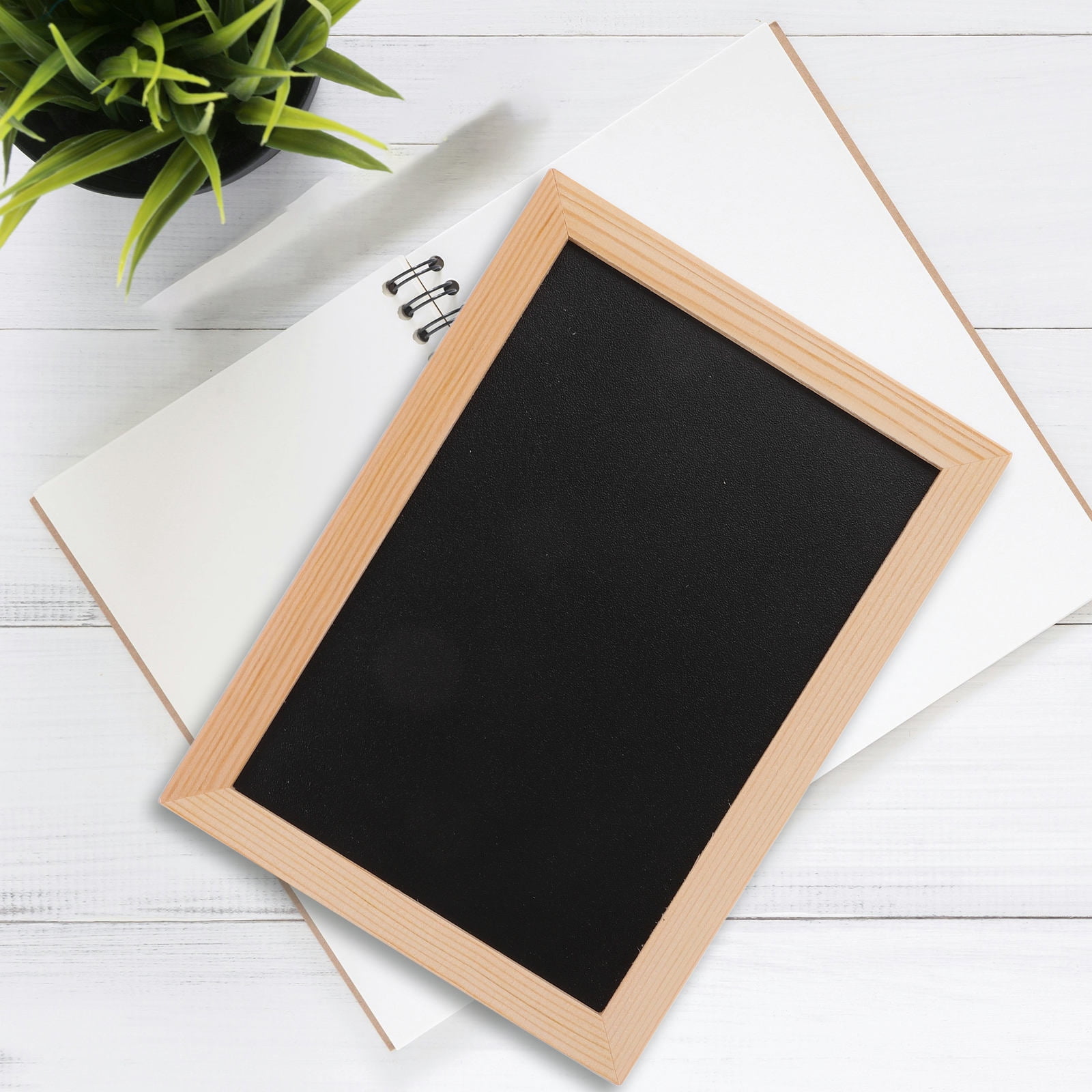 Phenofice Black Reusable Chalkboard Sign with Erasable Surface and Hanging Rope for Wall Decor