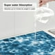 thumbnail image 5 of Fotbe Blue Tie Dye Alfombrilla de Secado para Cocina con Estampado, 18x24 Pulgadas, 5 of 7