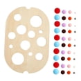 thumbnail image 3 of Juego de mesa de sortillo de madera Juego de mesa preescolar Cognición de juguetes de juguete temprano juguetes para la educación de juguetes para 1 tamaño de conjunto, 3 of 9