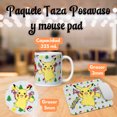 thumbnail image 2 of Mouse pad, Taza 11 Oz y Posavaso SVART diseño Pokemon Pikachu Feliz navidad MD2, 2 of 5