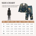 thumbnail image 4 of Sikiie Starry Sky Meditating Lion Women's Long-Sleeve Shirt and Full-Length Bottom Pajama Set (s-xxl)-Medium, 4 of 7